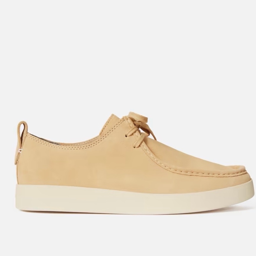 NEW Everlane Pebble Beige Suede‎ Leather The Desert Lace Up Shoe in Size 10